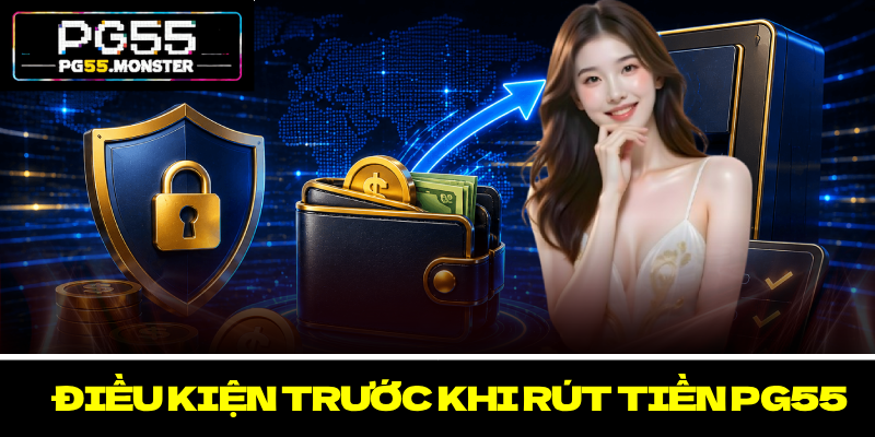 Rút Tiền PG55 Nhanh, An Toàn, Hạn Mức Thực Hiện Cao 2 Điều kiện trước khi rút tiền PG55