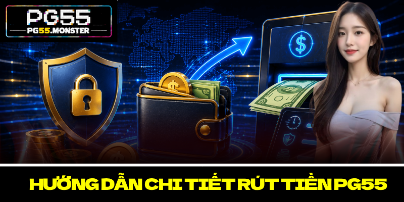 Rút Tiền PG55 Nhanh, An Toàn, Hạn Mức Thực Hiện Cao 3 Hướng dẫn chi tiết rút tiền PG55